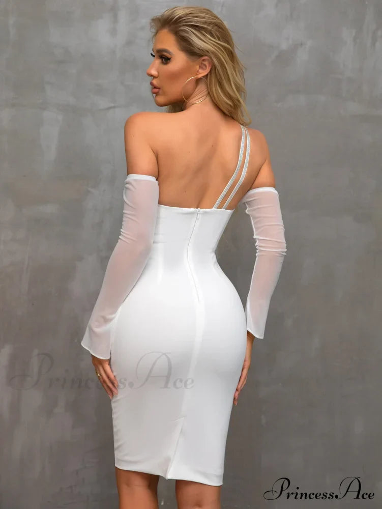 Boning Solid Halter Trendy Tie Satin Dress image 2