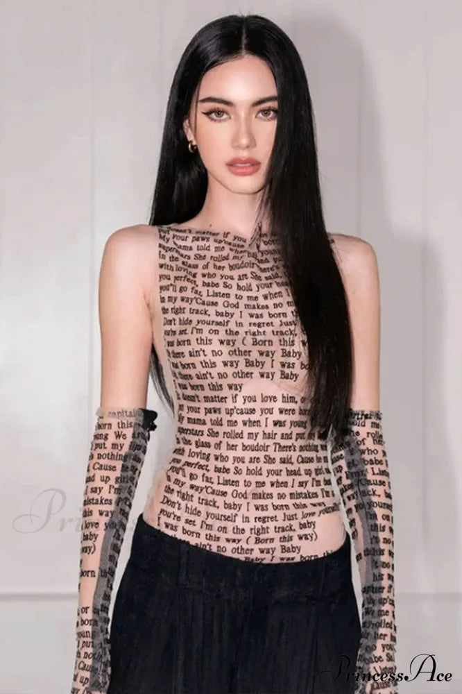 Born this Stylish Way Sleeveless Top image 1