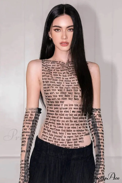 Born this Stylish Way Sleeveless Top image 1
