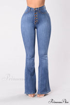 Bottom Denim Waist Flare Warm-Season Sexy Jean Push Bell Lady Women for Trousers High Pants Skinny Up Jeans Spring image 3