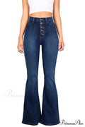 Bottom Denim Waist Flare Warm-Season Sexy Jean Push Bell Lady Women for Trousers High Pants Skinny Up Jeans Spring image 7