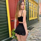 Bow Bralette And Charming Mini Skirt Set image 5