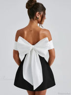 Bow Decoration Mini Party Dress image 3