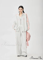 Bow Elegant Tracksuit Set image 9