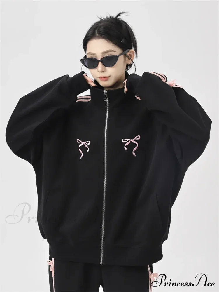 Bow Elegant Tracksuit Set image 8