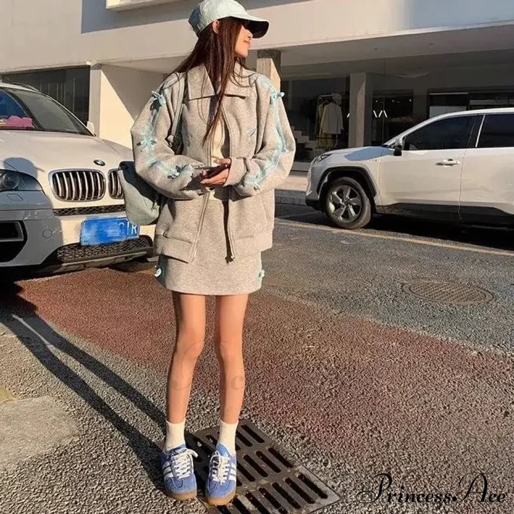 Bow Elegant Tracksuit Set image 11