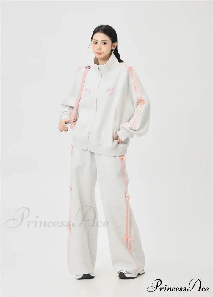 Bow Elegant Tracksuit Set image 16