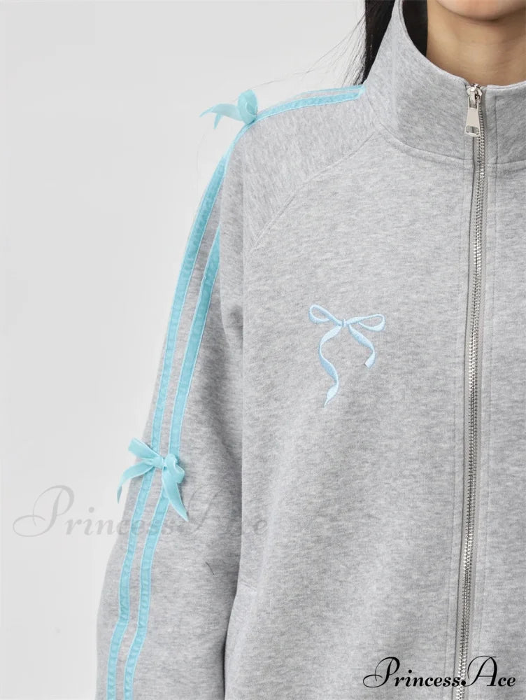 Bow Elegant Tracksuit Set image 25