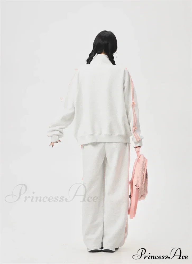 Bow Elegant Tracksuit Set image 17