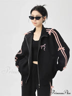 Bow Elegant Tracksuit Set image 1