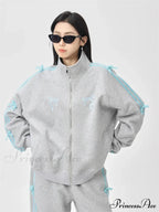 Bow Elegant Tracksuit Set image 18