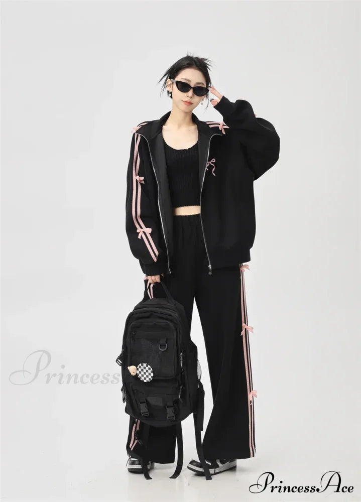 Bow Elegant Tracksuit Set image 14