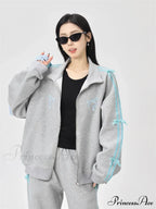 Bow Elegant Tracksuit Set image 21