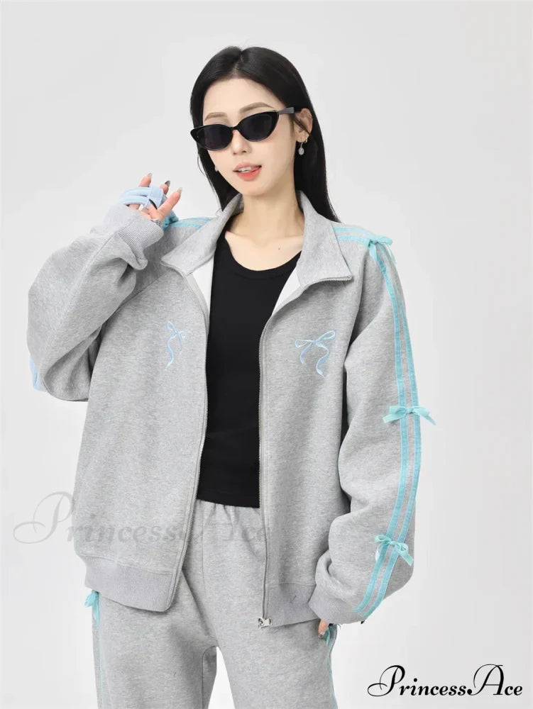 Bow Elegant Tracksuit Set image 21