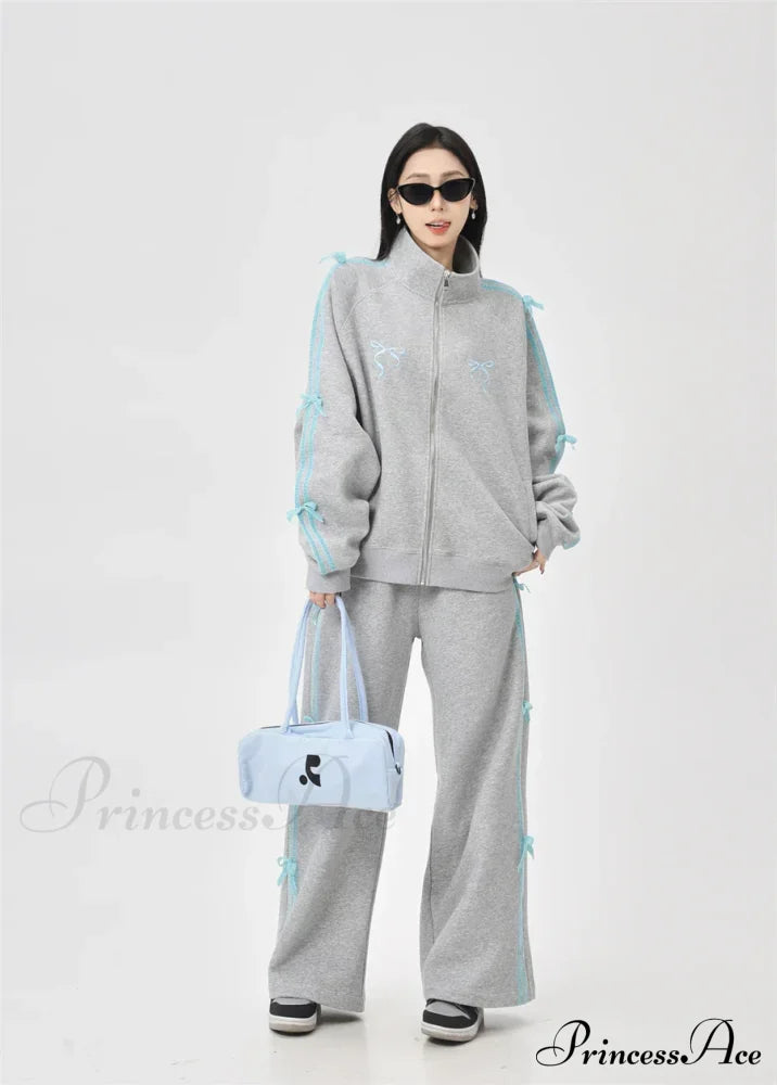 Bow Elegant Tracksuit Set image 20