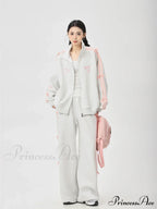 Bow Elegant Tracksuit Set image 4