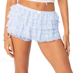 Bow Lace Trim Harajuku Short image 10