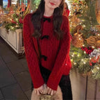 Bow Sweater Autumn Winter Knit Cardigan image 3