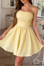 Bow Tie Elegant Ladylike Strapless Party Dress image 2