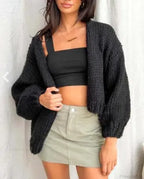Bow Tie Front V-neck Cardigan image 10