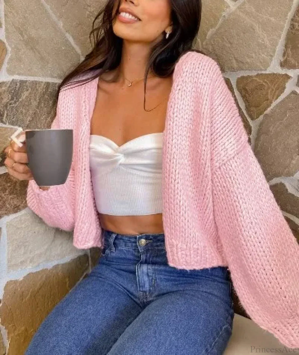 Bow Tie Front V-neck Cardigan image 9