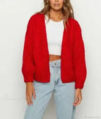 Bow Tie Front V-neck Cardigan image 8