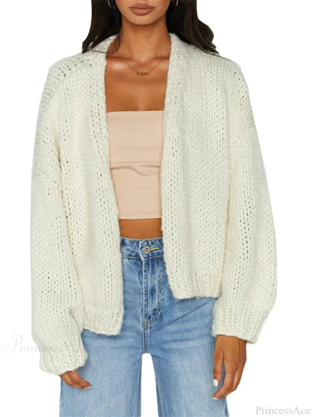 Bow Tie Front V-neck Cardigan image 12