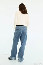Bow Tie V-neck Long Sleeve Cardigan image 4