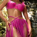 Brazilian Print Push Up Bikini Set image 2