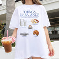 Breakfast Foodie Oversized T-shirt image 1