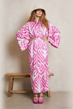 Brigitte One Of A Kind Ikat Maxi Kimono image 9