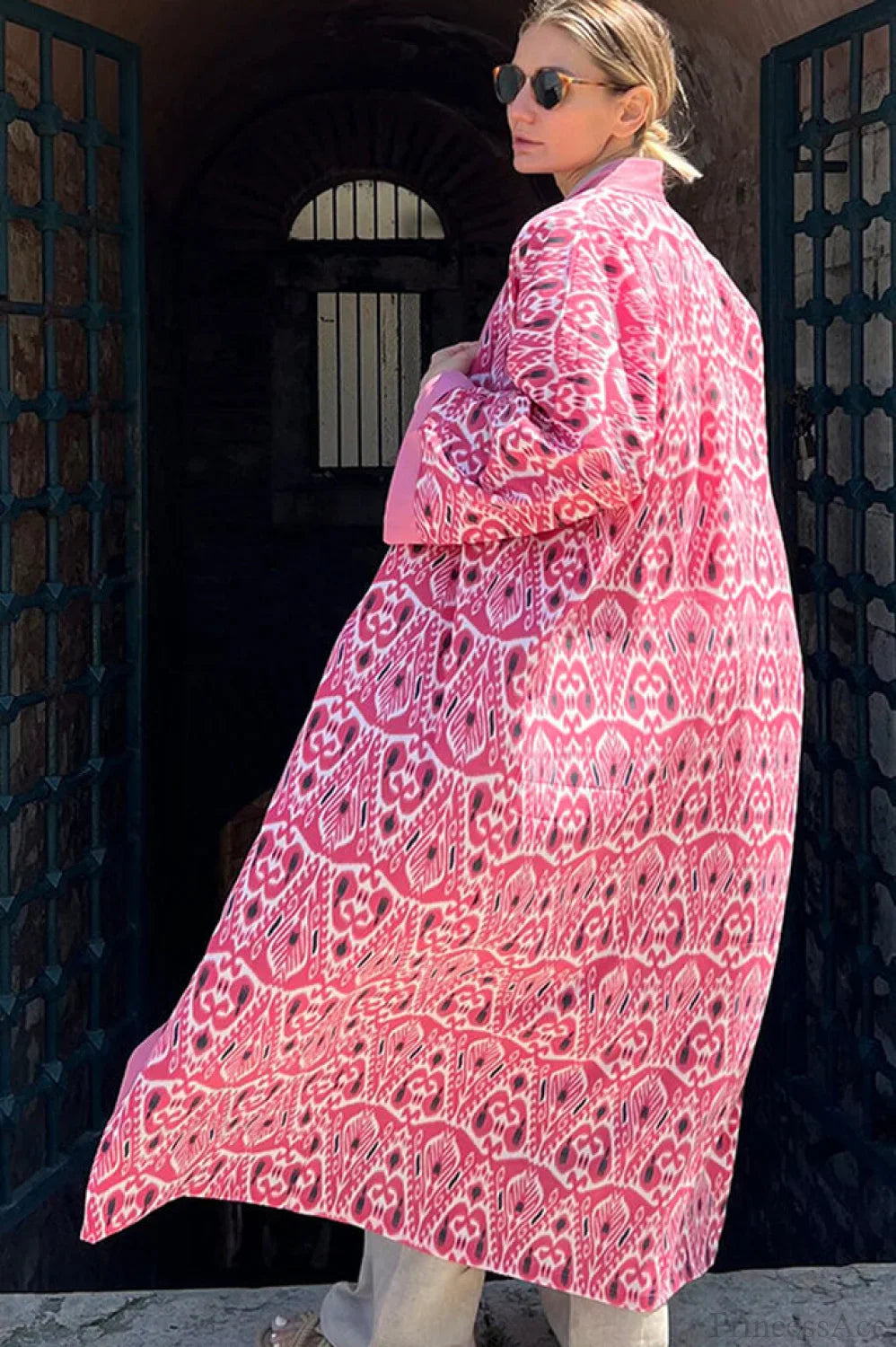 Brigitte One Of A Kind Ikat Maxi Kimono image 26