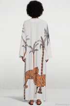 Brigitte One Of A Kind Ikat Maxi Kimono image 19