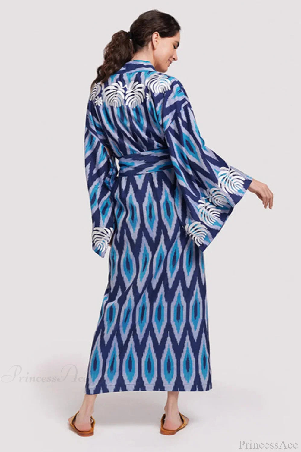 Brigitte One Of A Kind Ikat Maxi Kimono image 2
