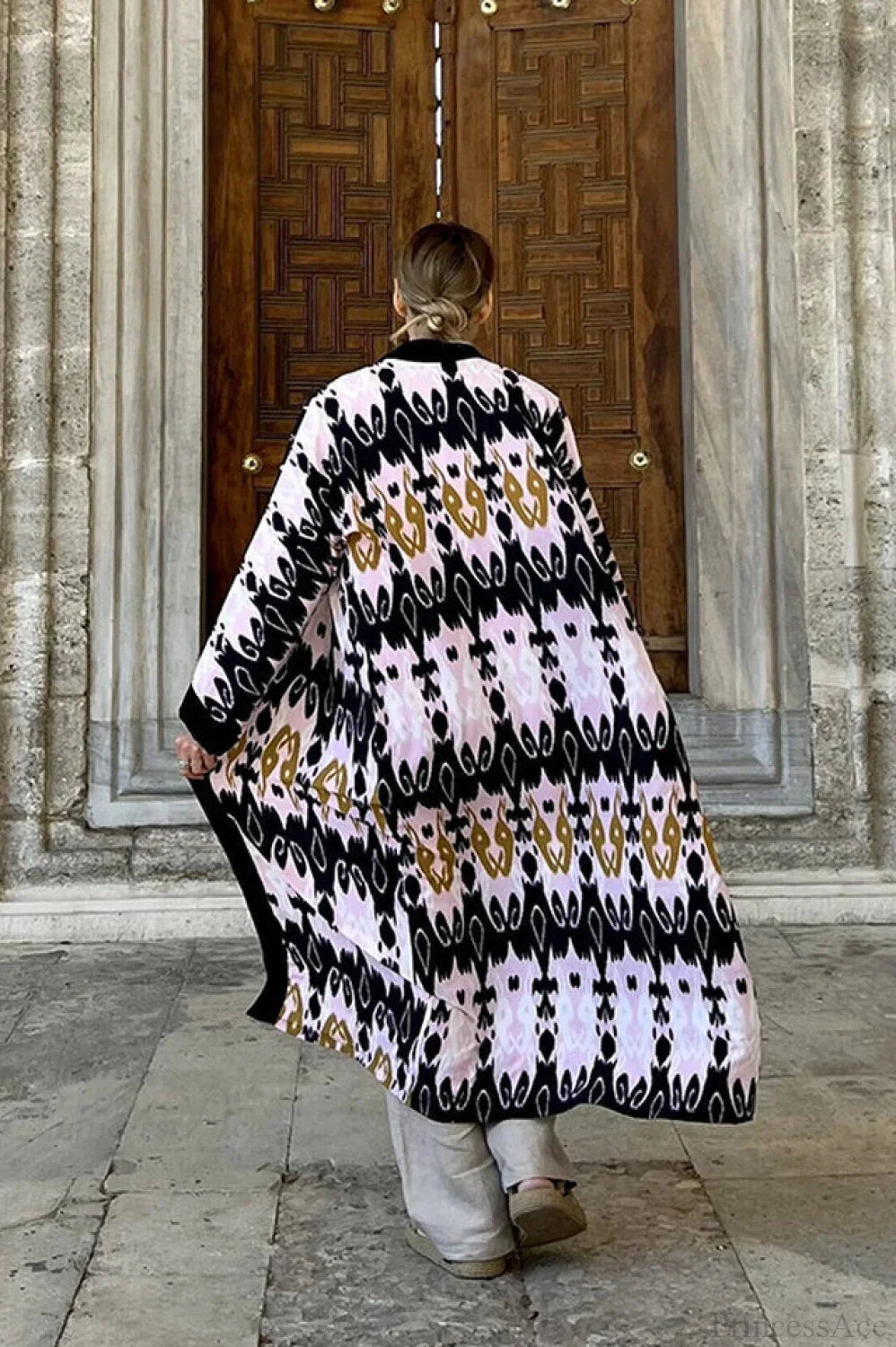 Brigitte One Of A Kind Ikat Maxi Kimono image 23