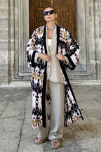 Brigitte One Of A Kind Ikat Maxi Kimono image 21