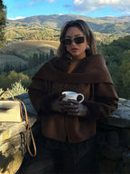 Brown Woolen Short Coat image 5