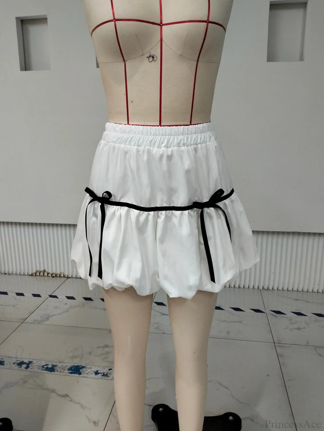Bubble High Waist Balloon Skirt image 6