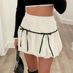 Bubble High Waist Balloon Skirt image 1