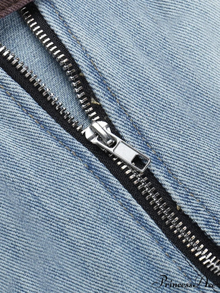Buckle Belt Pu Trendy Black Mini Skirt image 5
