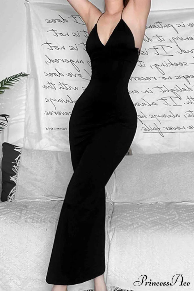 Butterfly Backless Midi Dress with Halterneck image 12