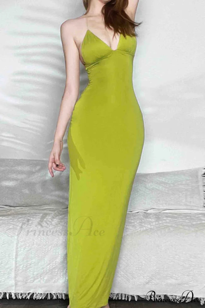 Butterfly Backless Midi Dress with Halterneck image 15