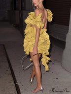 Butterfly Short Sleeve Trendy Bodycon Mini Dress image 12