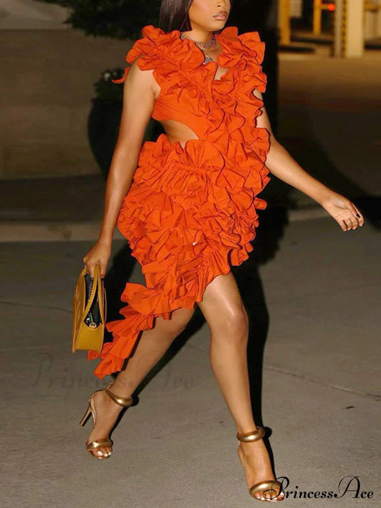 Butterfly Short Sleeve Trendy Bodycon Mini Dress image 4