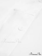 Button Down Graceful Tied Long Shirt image 4