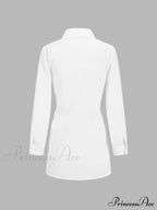 Button Down Graceful Tied Long Shirt image 3