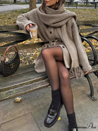 Button Down Pocket Coat Set image 2