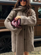 Button Down Pocket Coat Set image 3