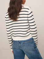 Button-Down Solid Long Sleeve Casual Soft Knit Cardigan image 2