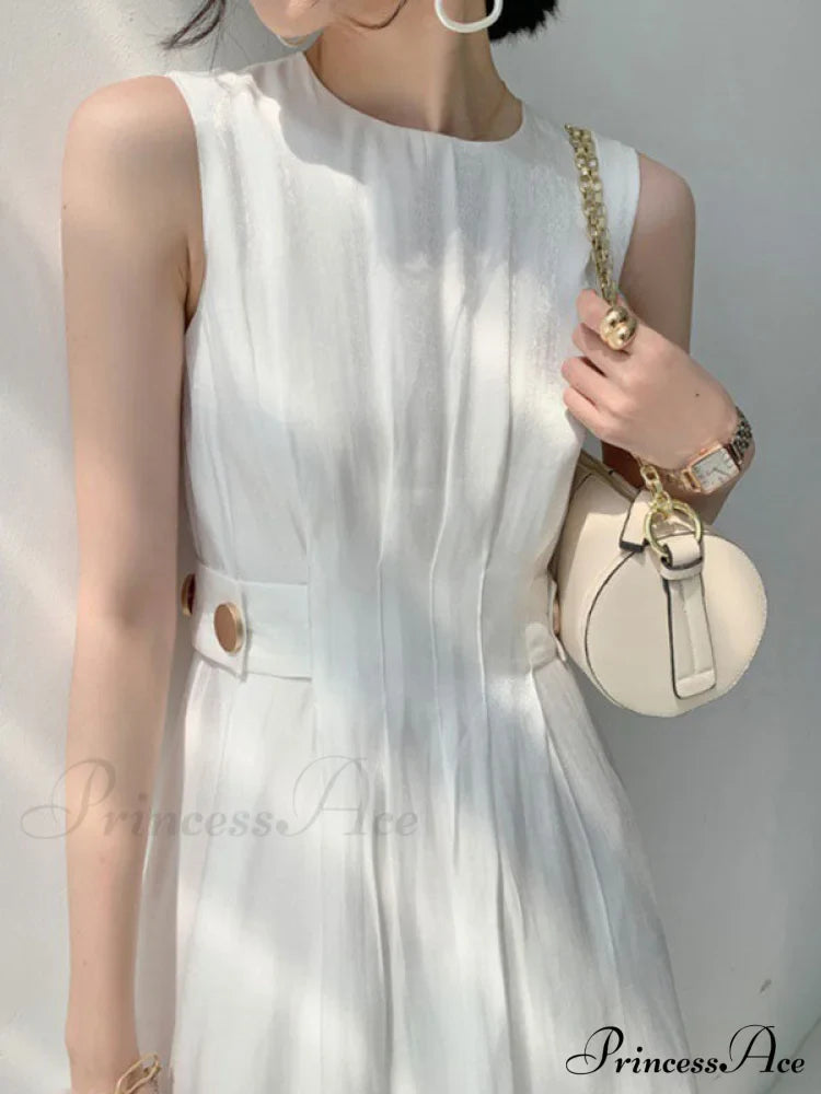 Button Embellished Long Trendy Sleeve Midi Dress image 4